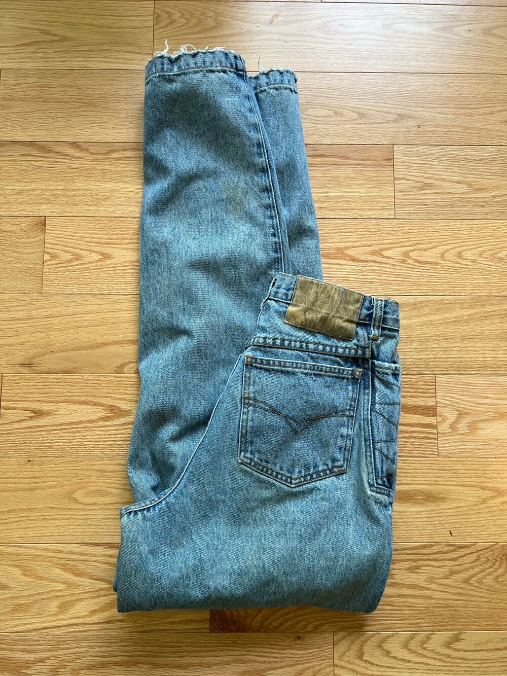 Vintage 80s Introspect Relaxed Mom Jeans Light Blue Size 33 x 34 JL
